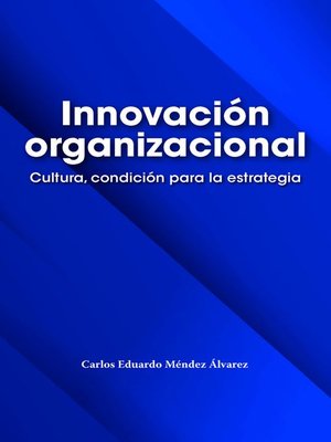 cover image of Innovación organizacional